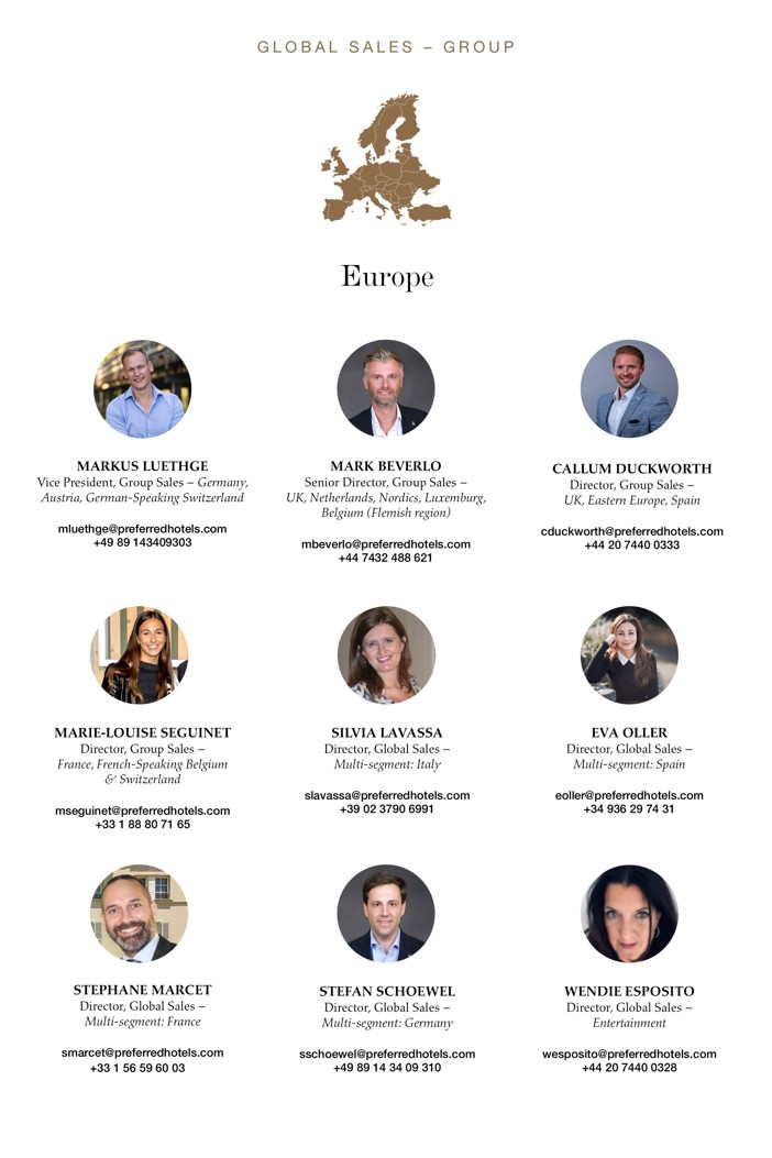 PTG Global Group Sales Europe